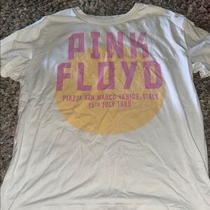 Pink Floyd White and Pink Kids Tee